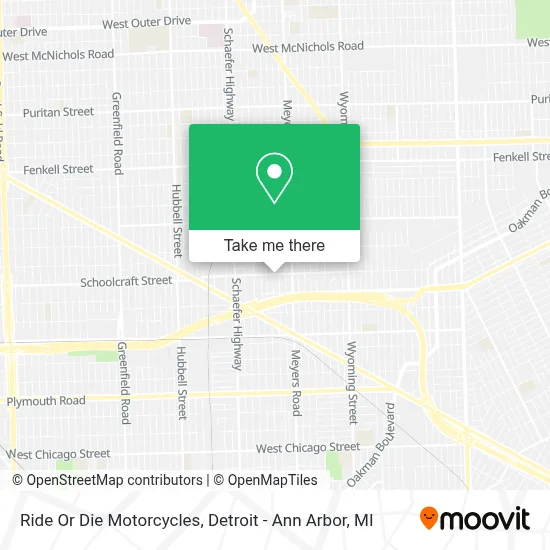 Ride Or Die Motorcycles map