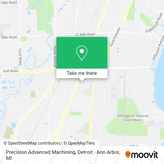 Precision Advanced Machining map
