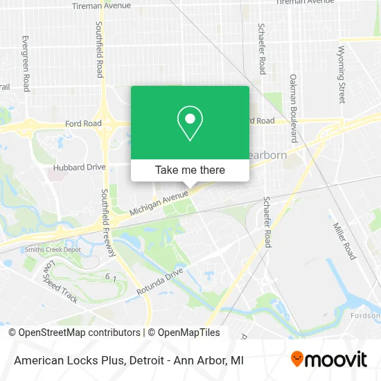 American Locks Plus map