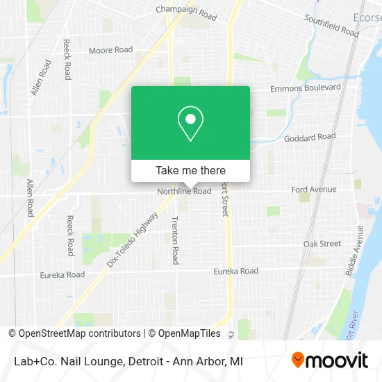 Lab+Co. Nail Lounge map