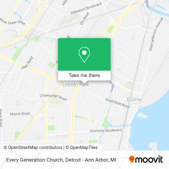 Every Generation Church map