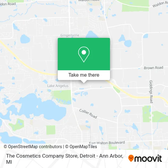 The Cosmetics Company Store map