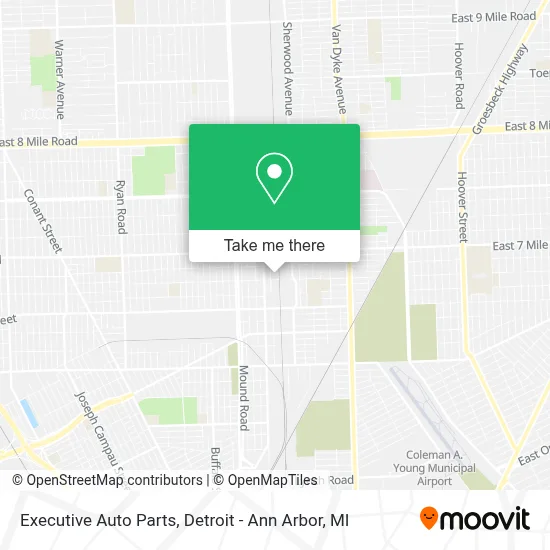 Executive Auto Parts map