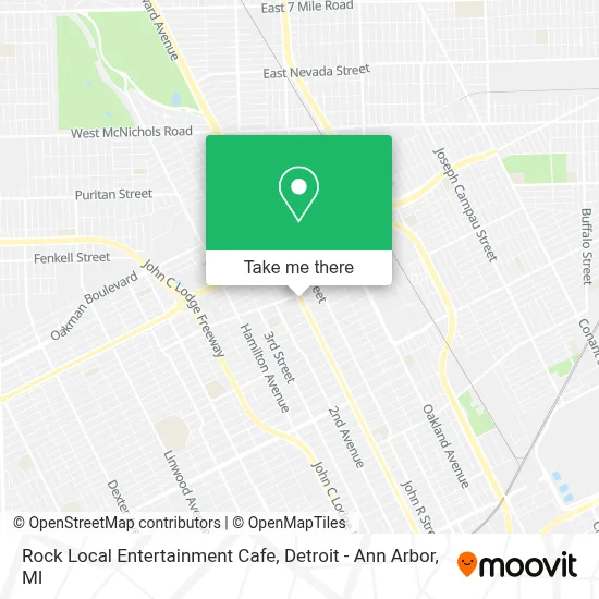 Rock Local Entertainment Cafe map