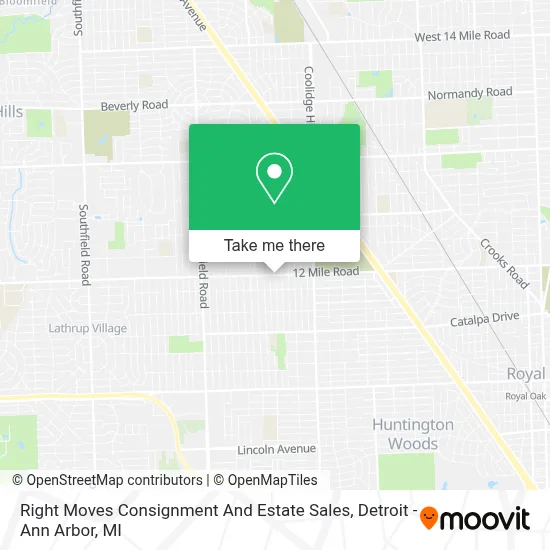 Right Moves Consignment And Estate Sales map