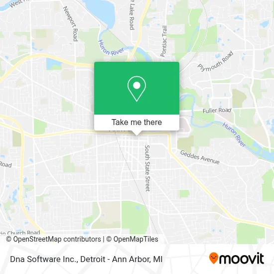 Dna Software Inc. map