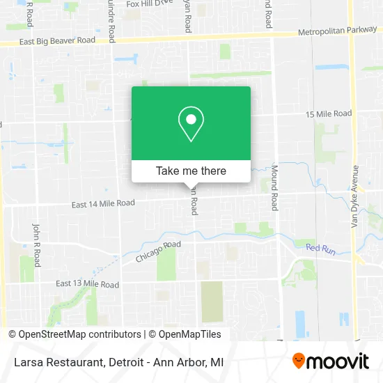 Larsa Restaurant map