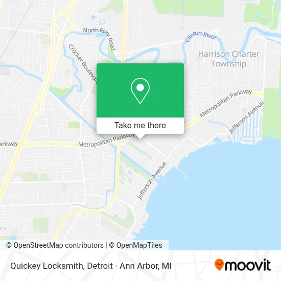 Quickey Locksmith map