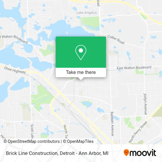 Brick Line Construction map