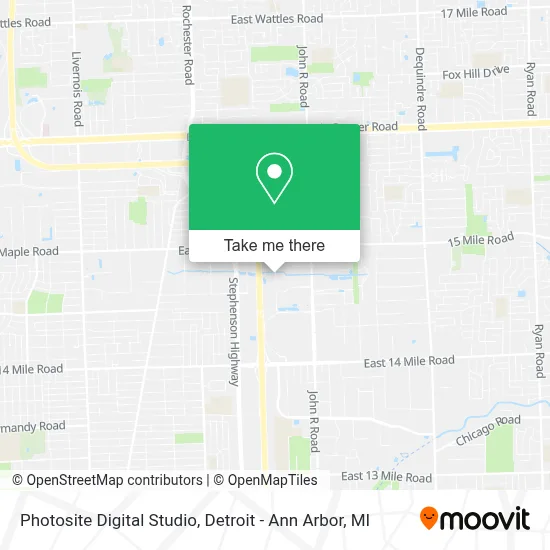 Photosite Digital Studio map