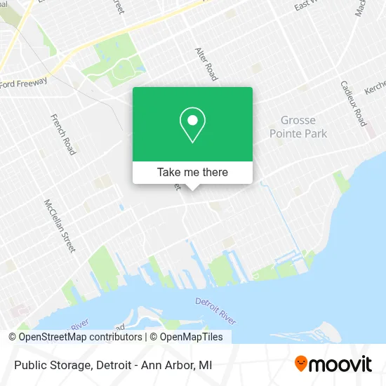 Public Storage map