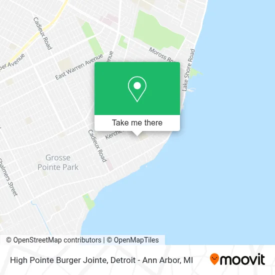 High Pointe Burger Jointe map
