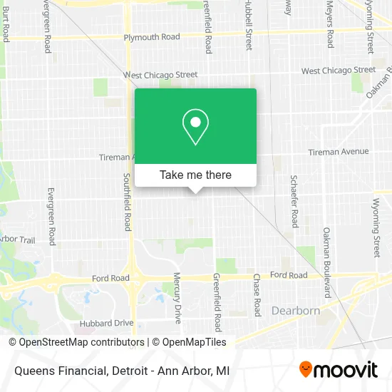 Queens Financial map