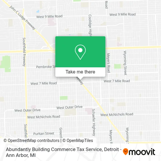 Abundantly Building Commerce Tax Service map