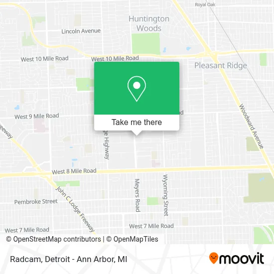 Radcam map
