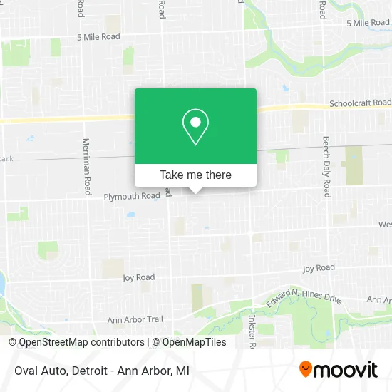 Oval Auto map