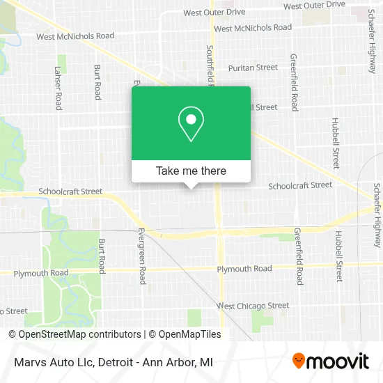 Marvs Auto Llc map