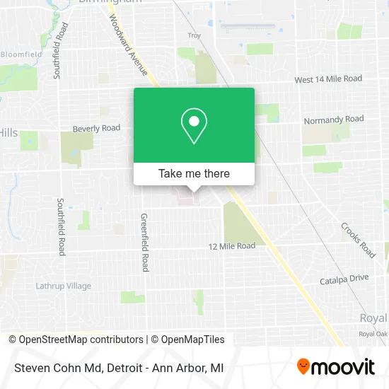 Steven Cohn Md map
