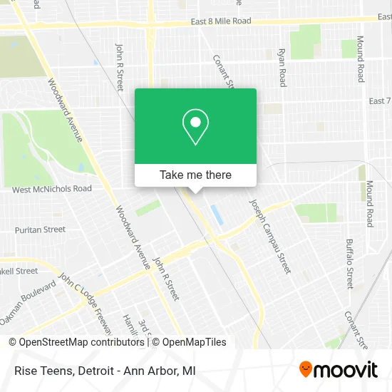 Rise Teens map