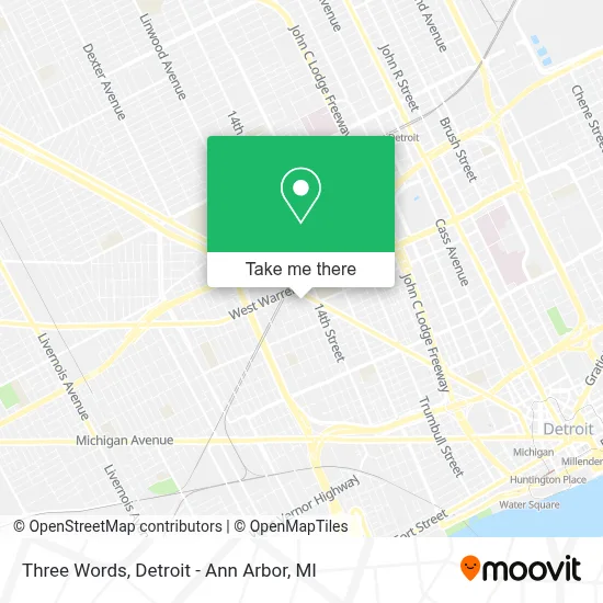 Three Words map