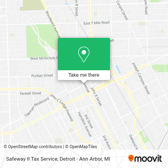 Safeway II Tax Service map