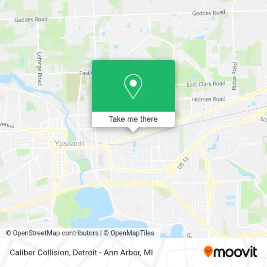 Caliber Collision map