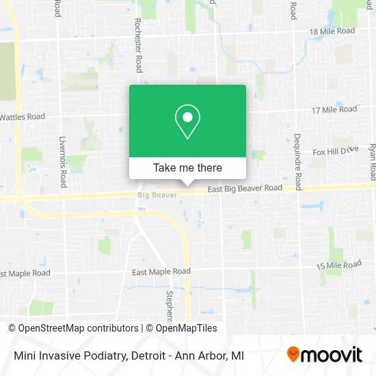 Mini Invasive Podiatry map