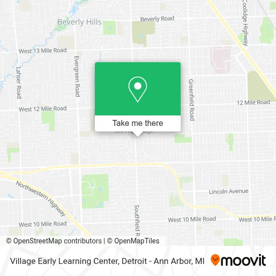 Village Early Learning Center map