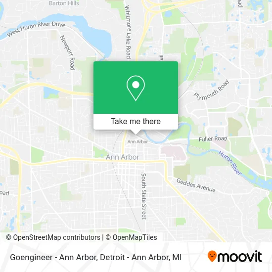 Goengineer - Ann Arbor map