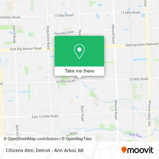 Citizens Atm map