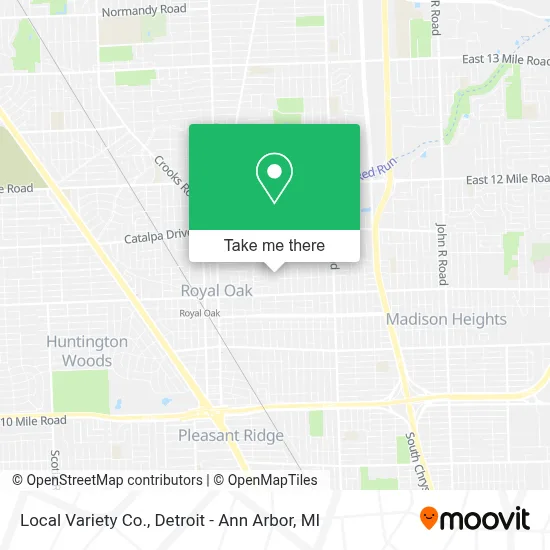 Local Variety Co. map