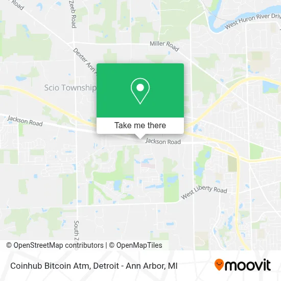 Coinhub Bitcoin Atm map