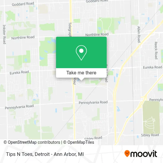 Tips N Toes map