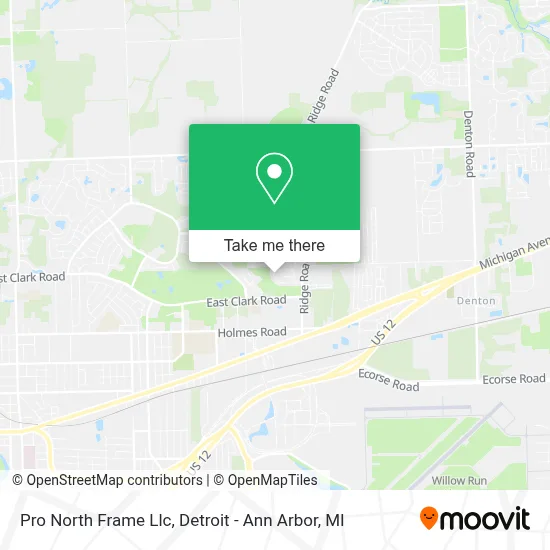 Pro North Frame Llc map