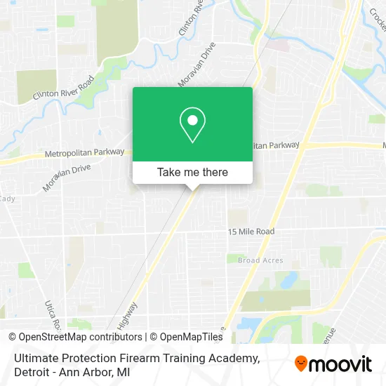 Ultimate Protection Firearm Training Academy map