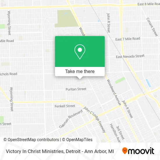 Victory In Christ Ministries map