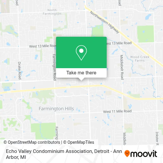 Echo Valley Condominium Association map