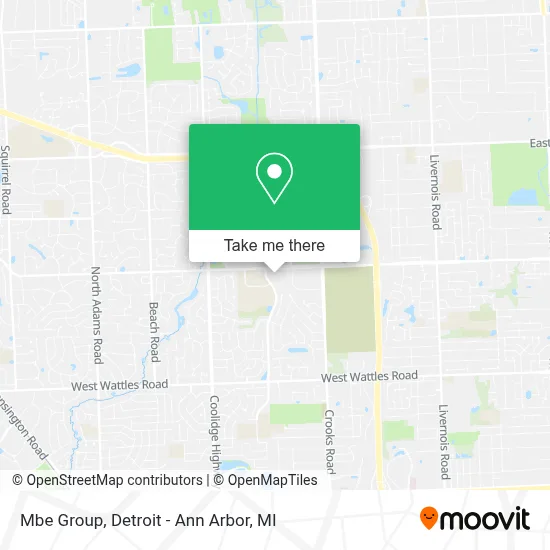 Mbe Group map