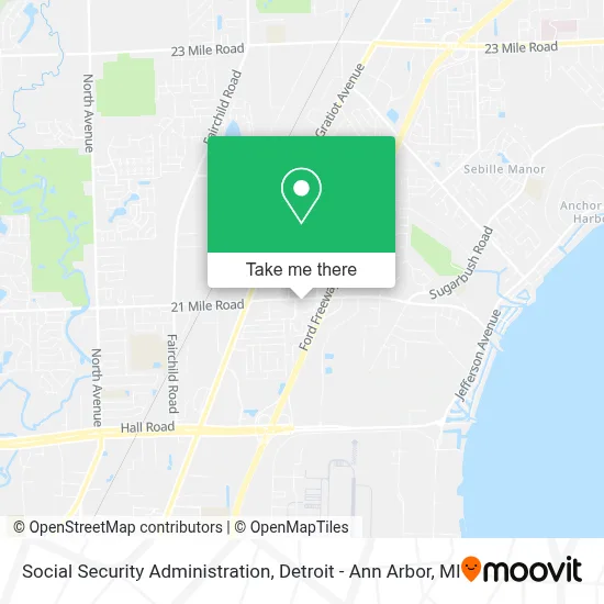 Social Security Administration map