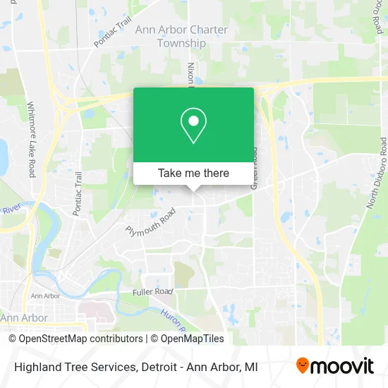 Highland Tree Services map