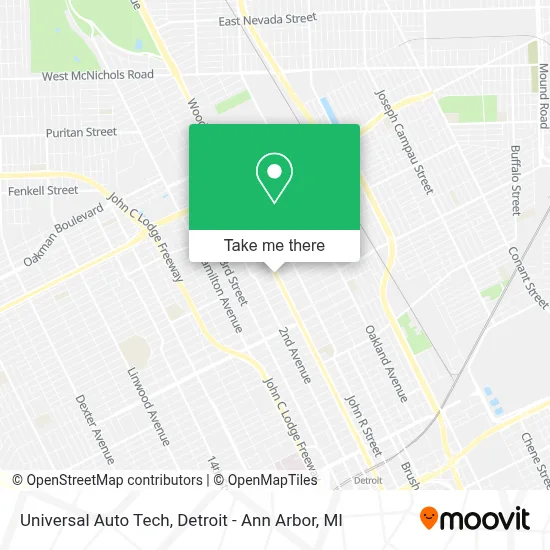 Universal Auto Tech map