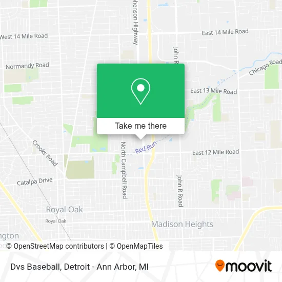 Dvs Baseball map