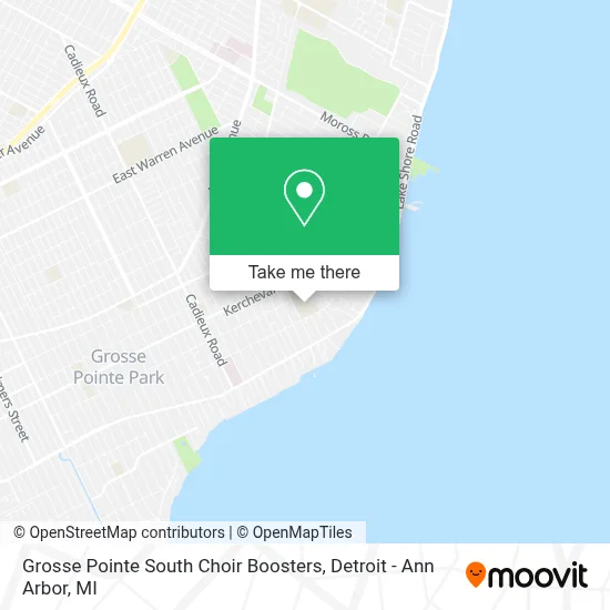 Grosse Pointe South Choir Boosters map