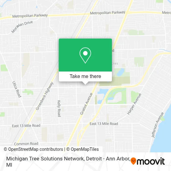 Michigan Tree Solutions Network map