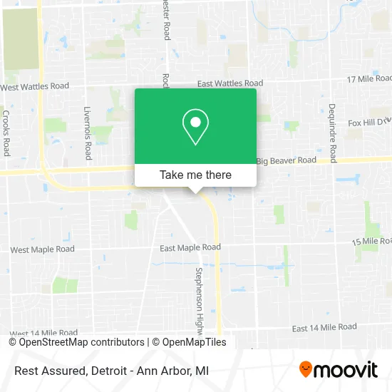 Rest Assured map