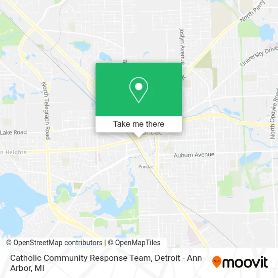 Catholic Community Response Team map