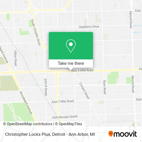 Christopher Locks Plus map
