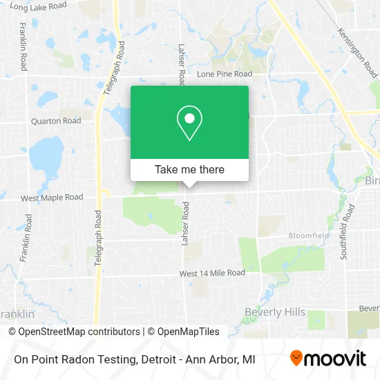 On Point Radon Testing map