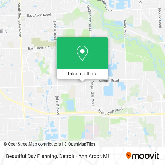 Beautiful Day Planning map