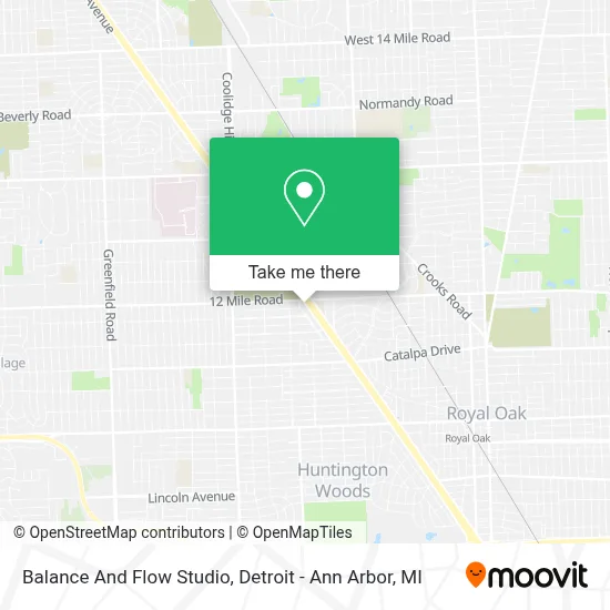 Balance And Flow Studio map